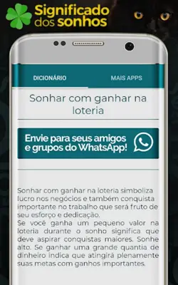 Significado dos sonhos - livro android App screenshot 3